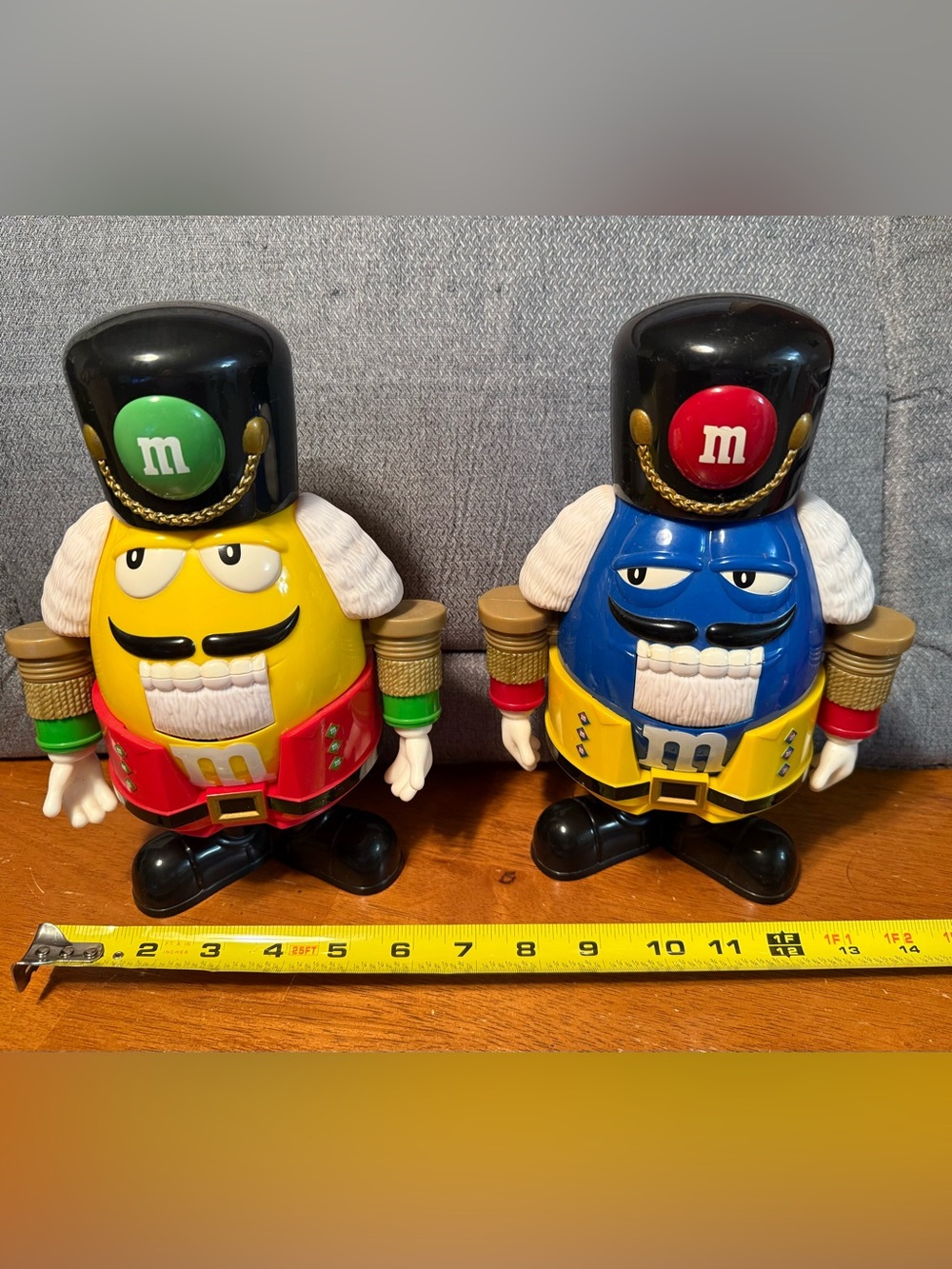 M&M'S Yellow & Blue Nutcracker Soldier Figures Set